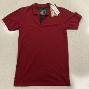 Admiral Menz Crimson Red Men's Small Polo.‎ NWT